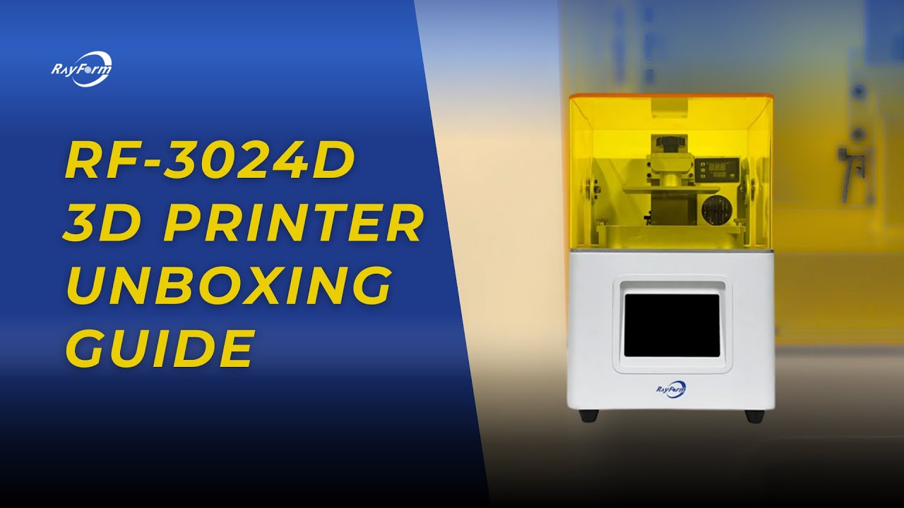 RF-3024D Unboxing | Industrial 3D Printer for Dental Labs