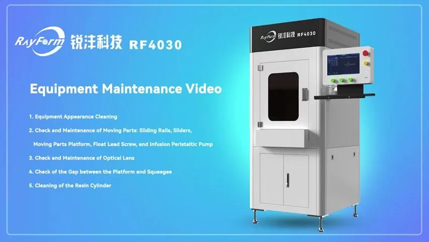 RF-4030 Equipment Maintenance Video Guidance