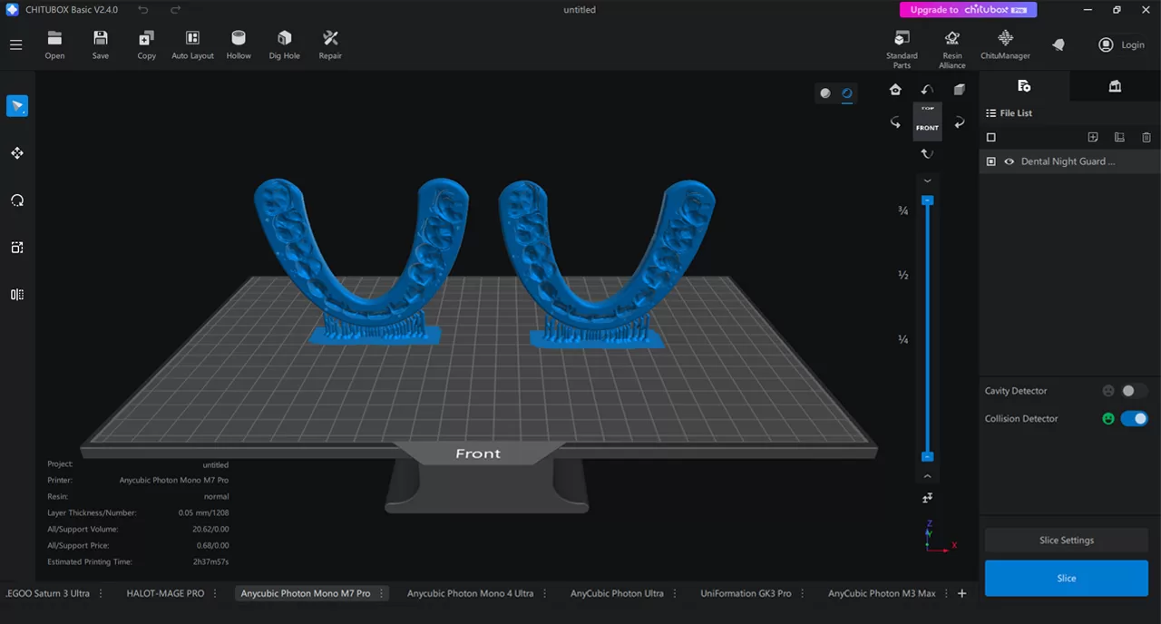 Free Povide Night Guard Model Test