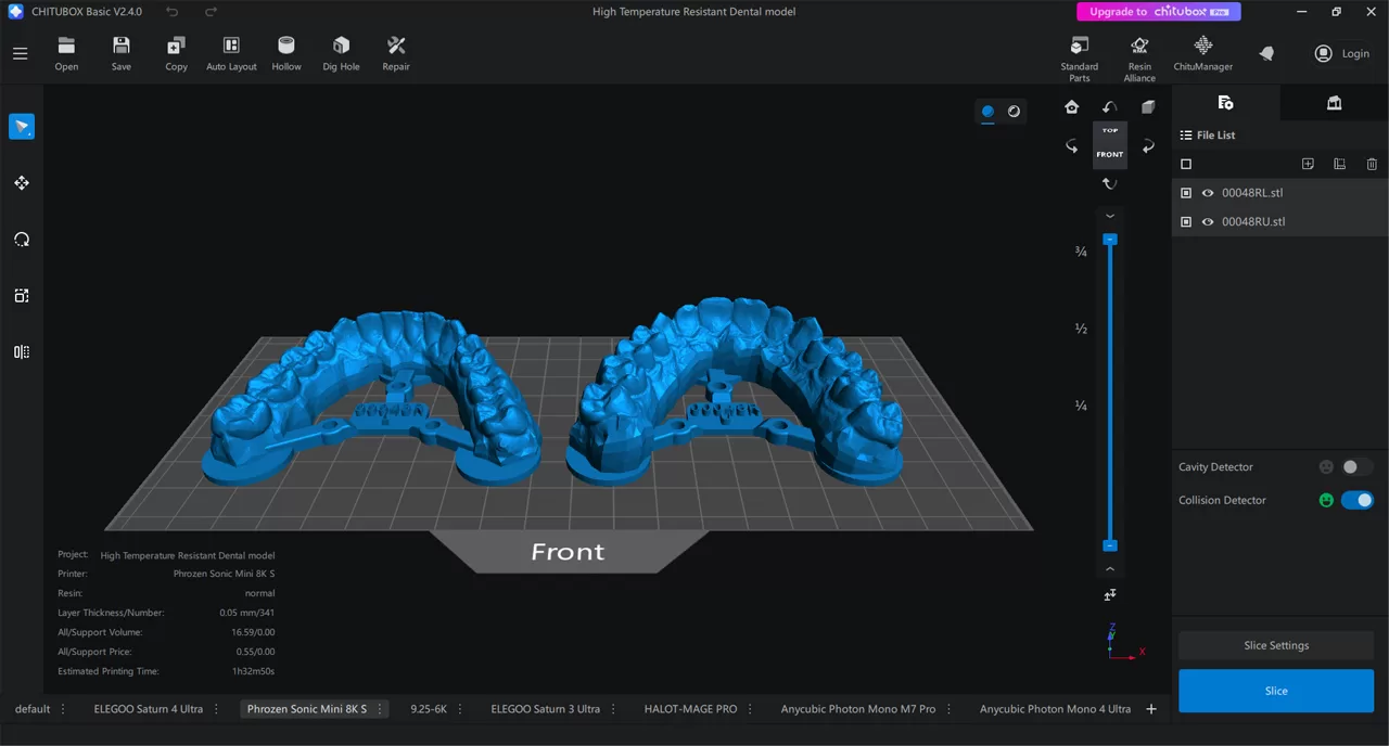High Temperature Resistant Dental model design