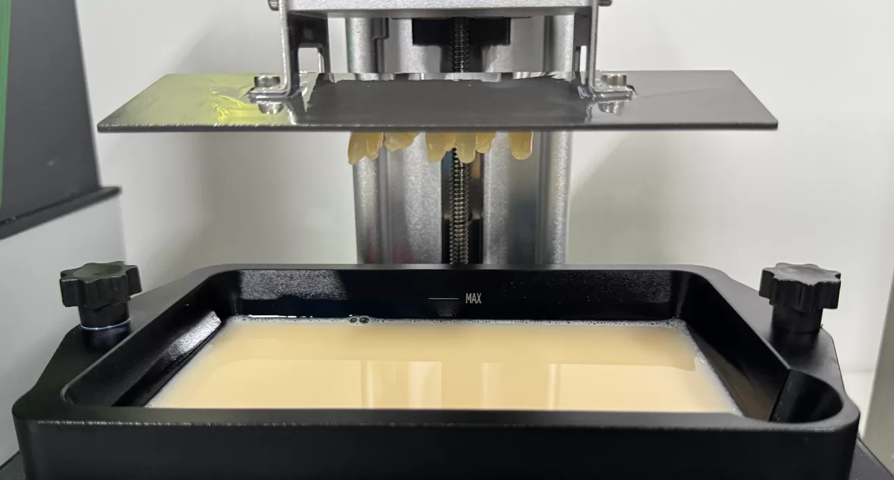 Permanent Dental Crown model Successful Printing