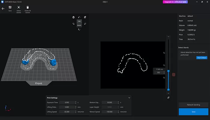 Model slicing export format by CHITUBOX Basic