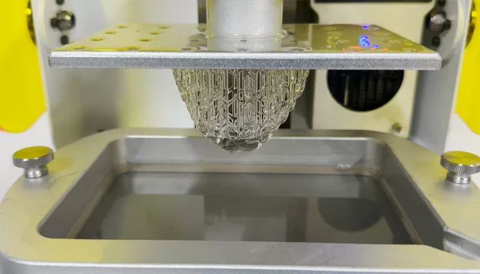 Successfully printed, obtained 4D Clear Aligner Model