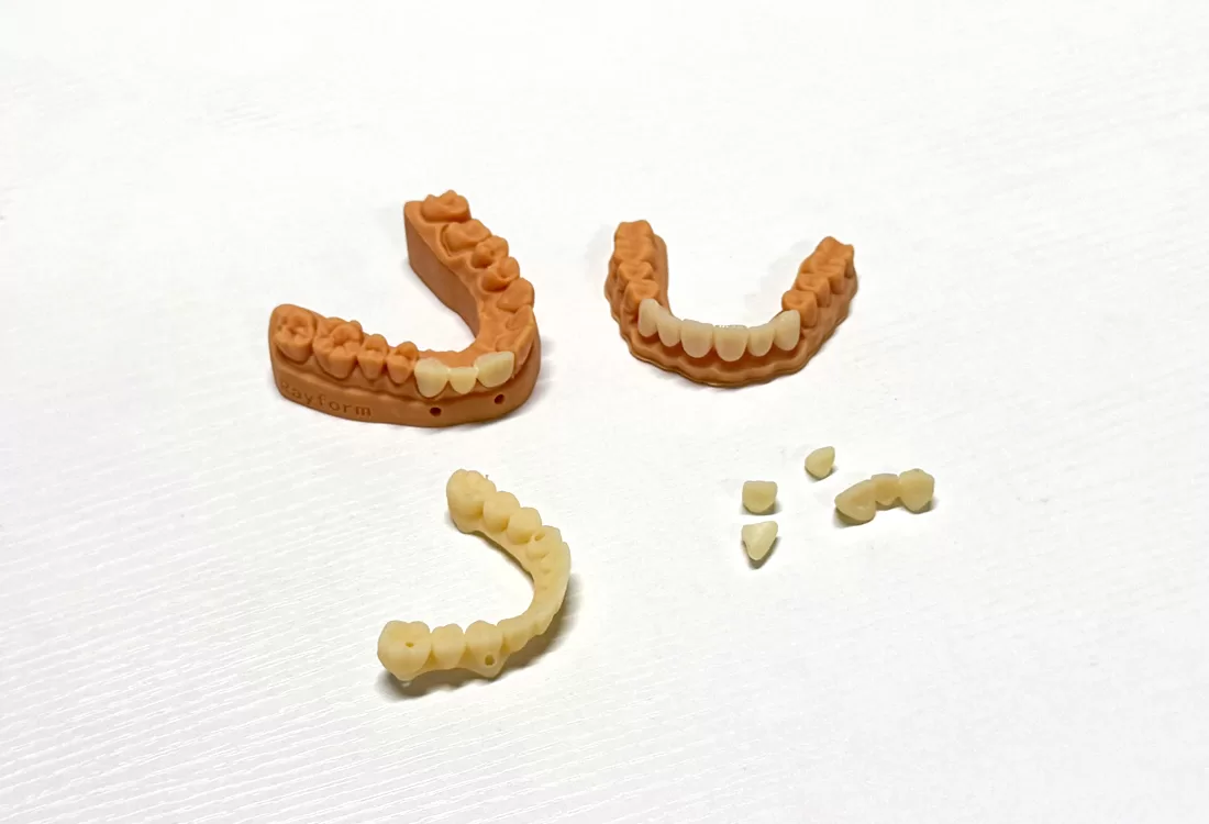 TEMP C&B Resin teeth