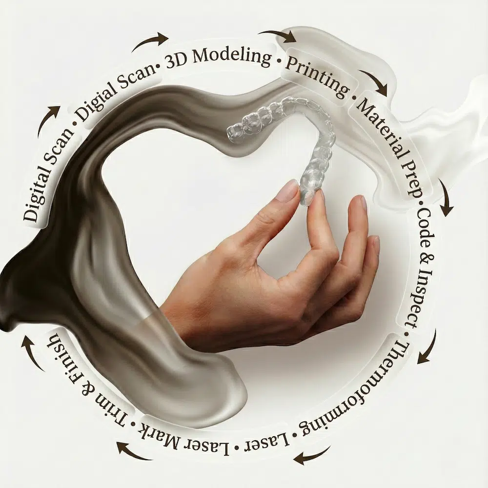 Clear Aligner 3D Printing Factory Solution