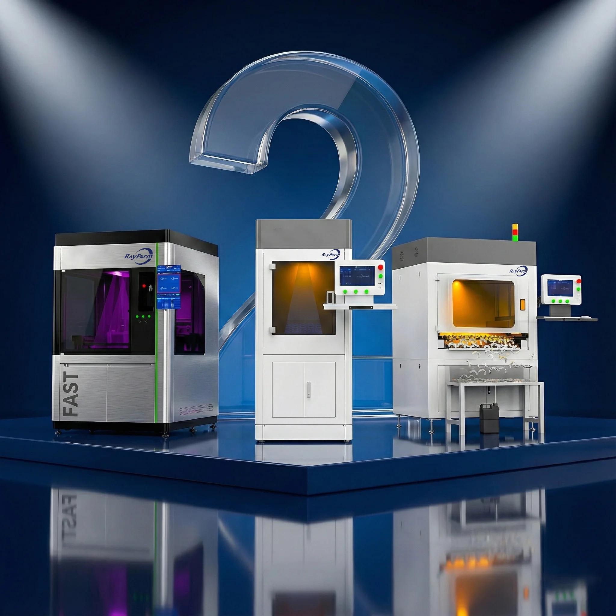 RayForm Automated DLP 3D Printer Production Line