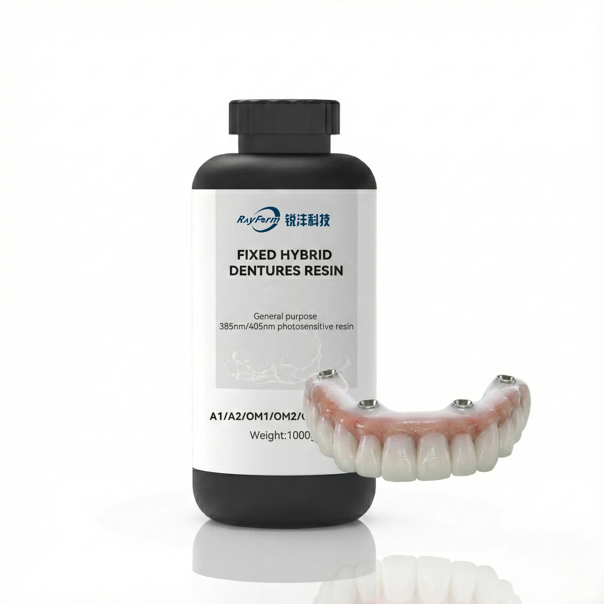 Fixed Hybrid Dentures Resin