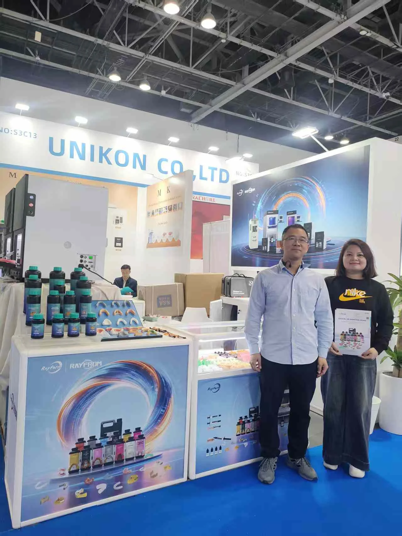 High Precision Dental Model Samples Displayed at Booth