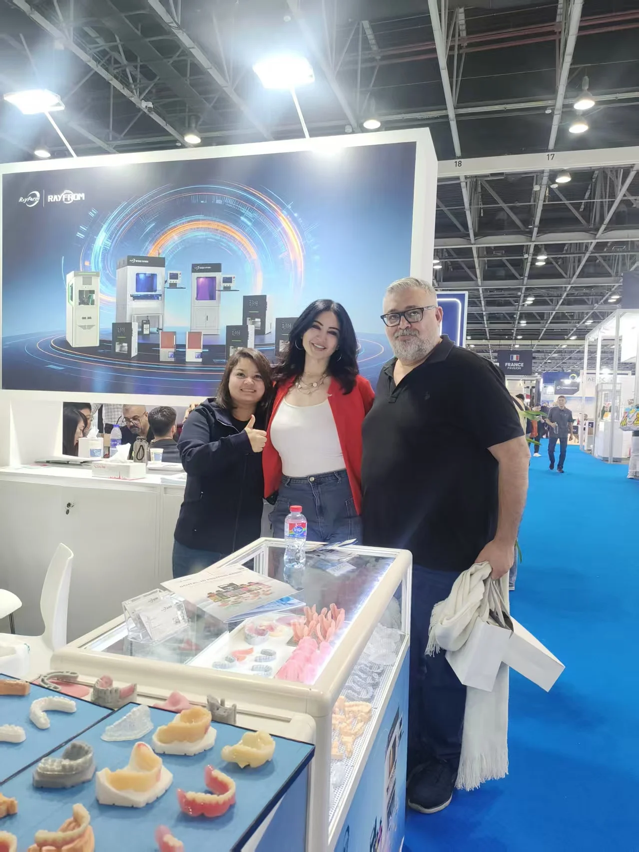 RayForm Technical Team at AEEDC Dubai 2026 Stand