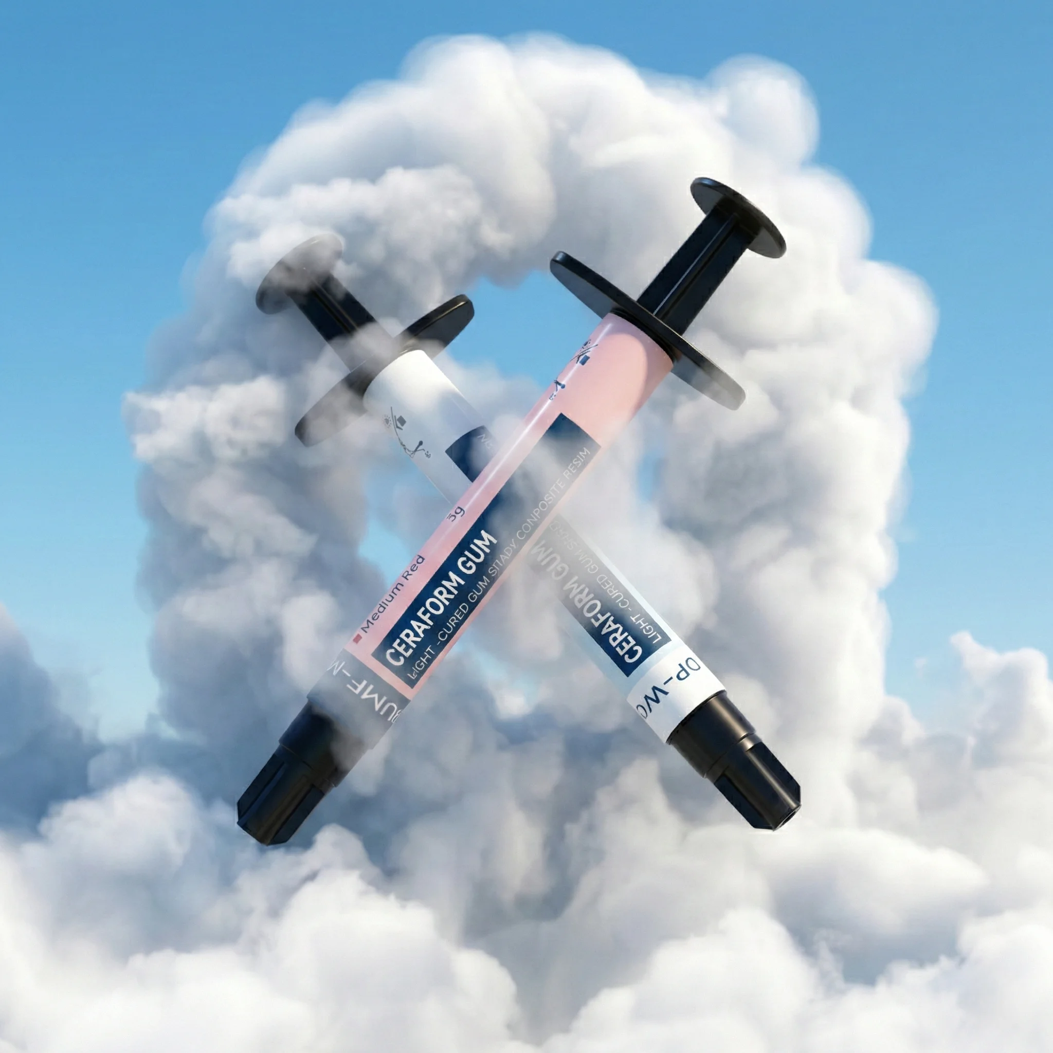 Light-cure gingiva composite resin in natural shades mobile