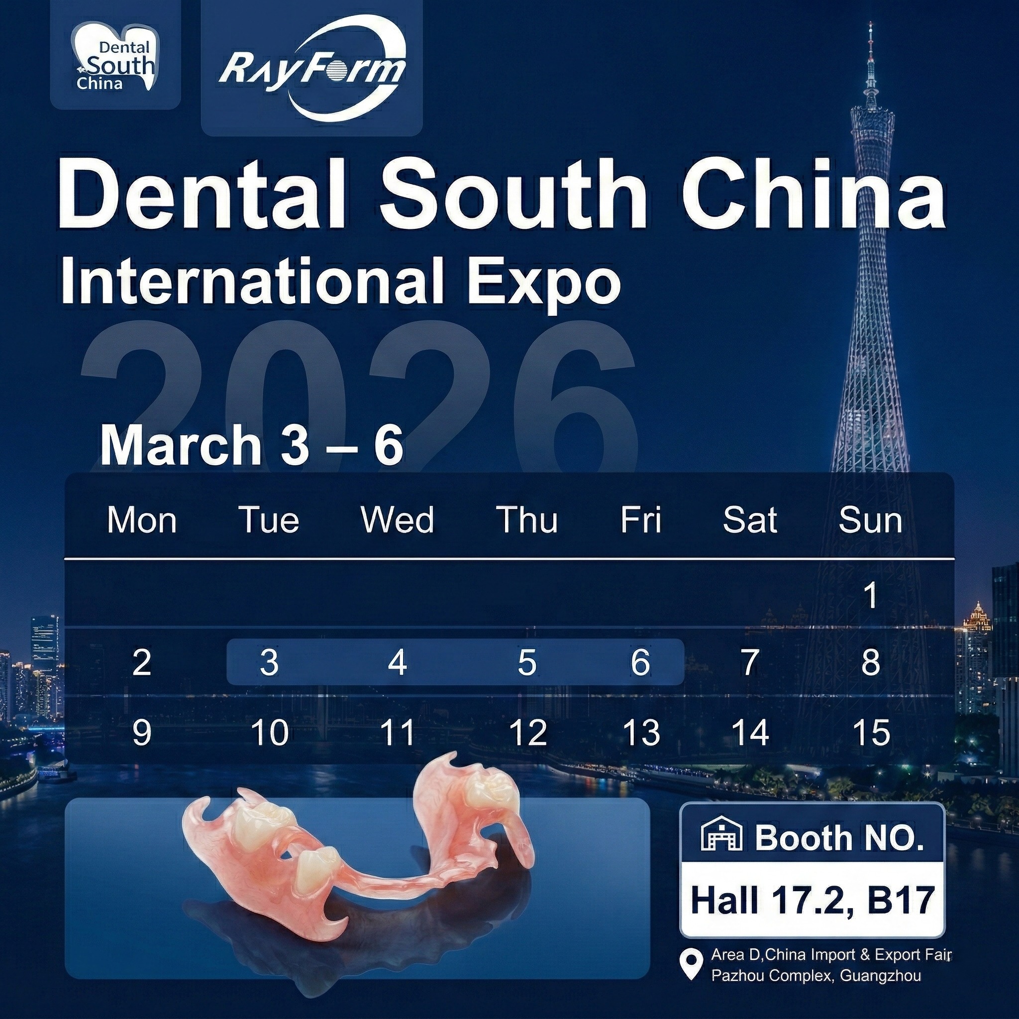 Dental South China 2026 RayForm Booth Preview