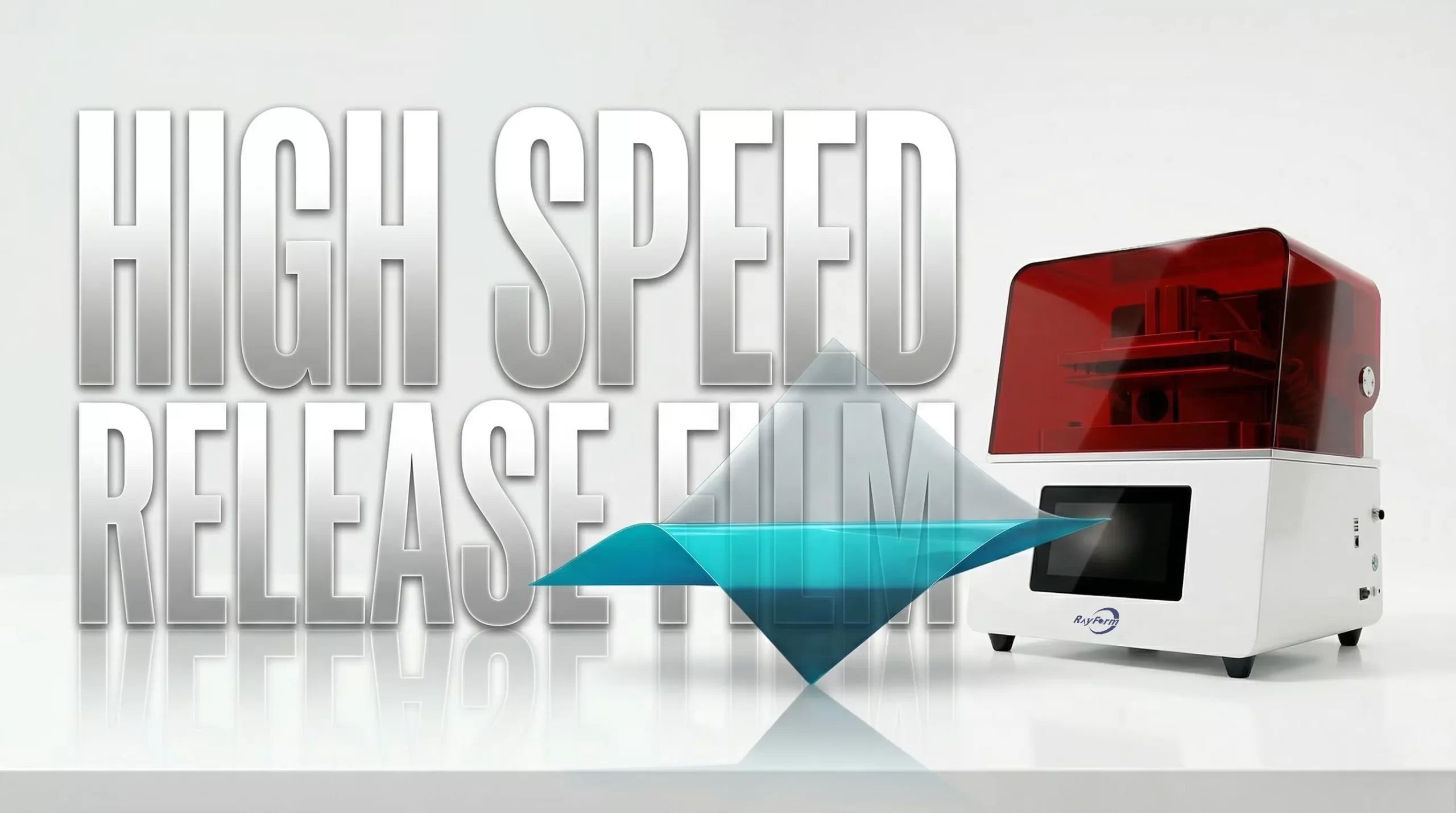 High Speed Release Film for dental 3D printer enabling up to 60mm/h print speed