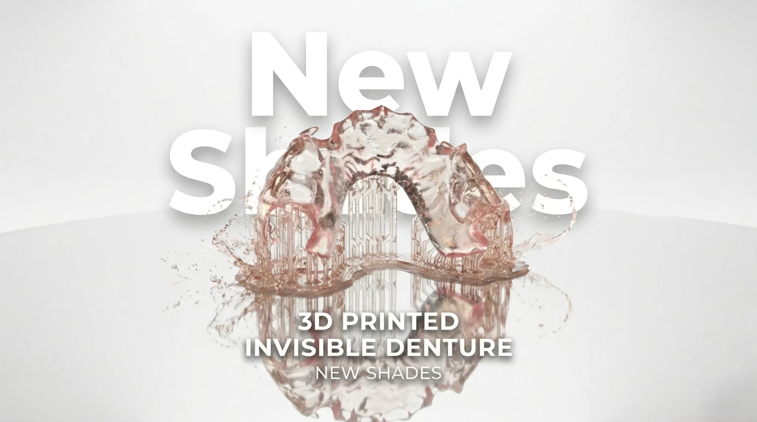 Invisible Denture Base Resin application example