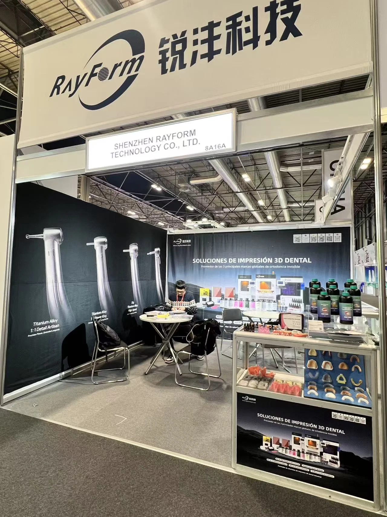 RayForm dental 3D printing booth at IDEM Singapore 2026