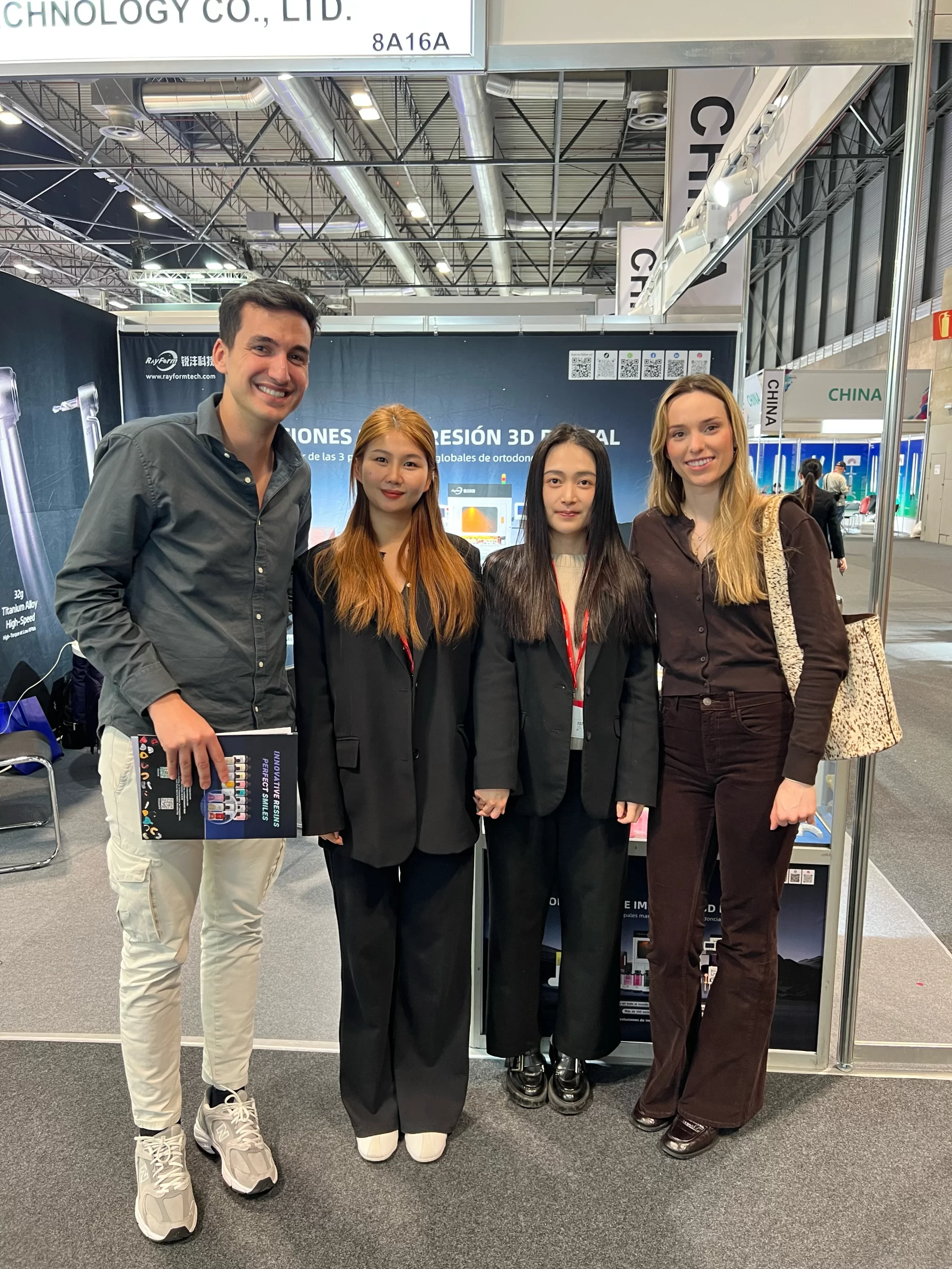 RayForm dental resin showcase at IDEM 2026