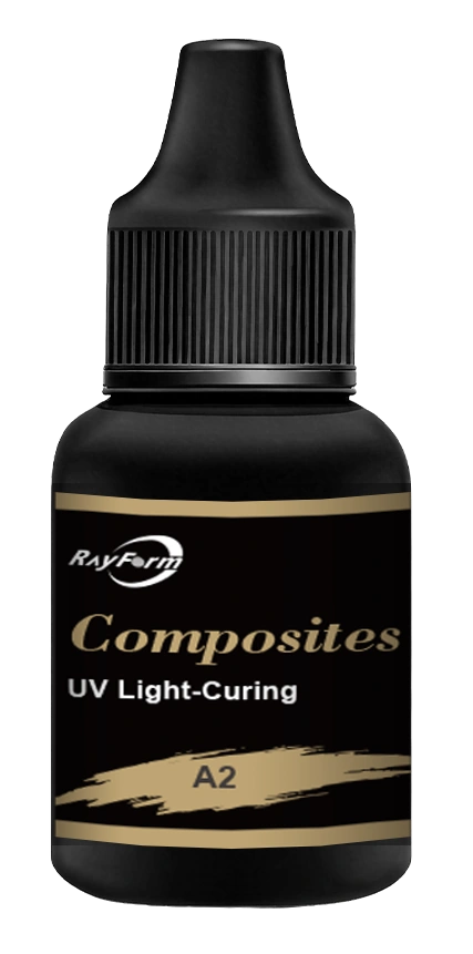 RayForm A2 UV light-curing material packaging artwork