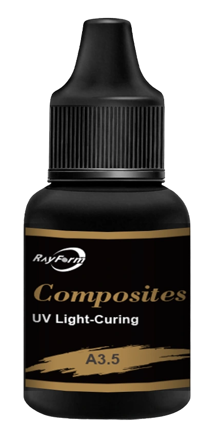 RayForm A3.5 UV light-curing material packaging artwork
