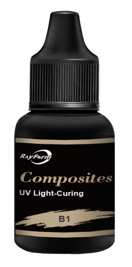 RayForm B1 UV light-curing material packaging artwork